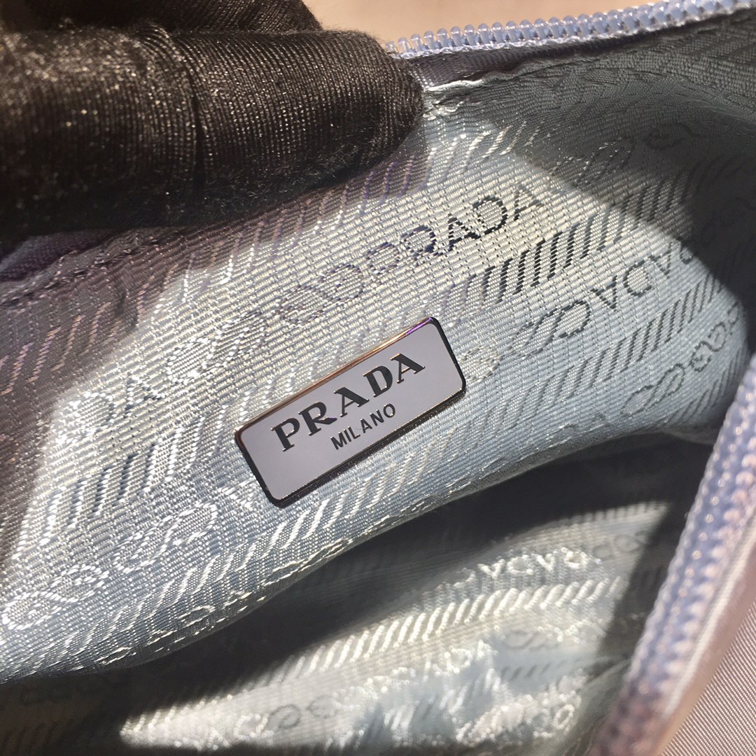 Prada Mini Re Nylon Re Edition 2000 Hobo Bag Handbag Cornflower 1NE515